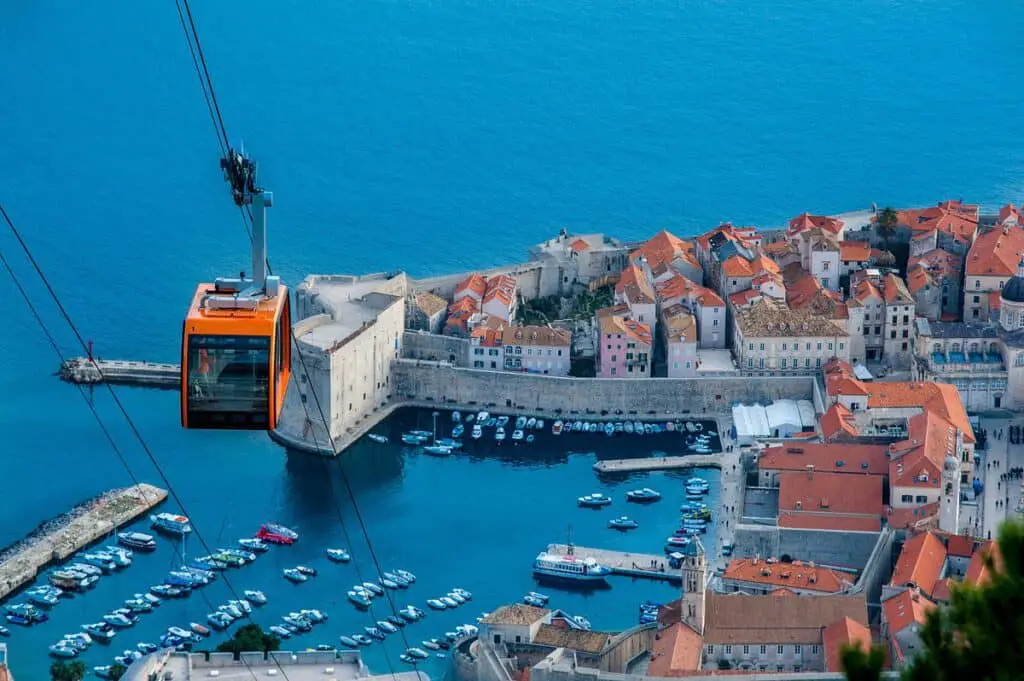Dubrovniki drótkötélpálya