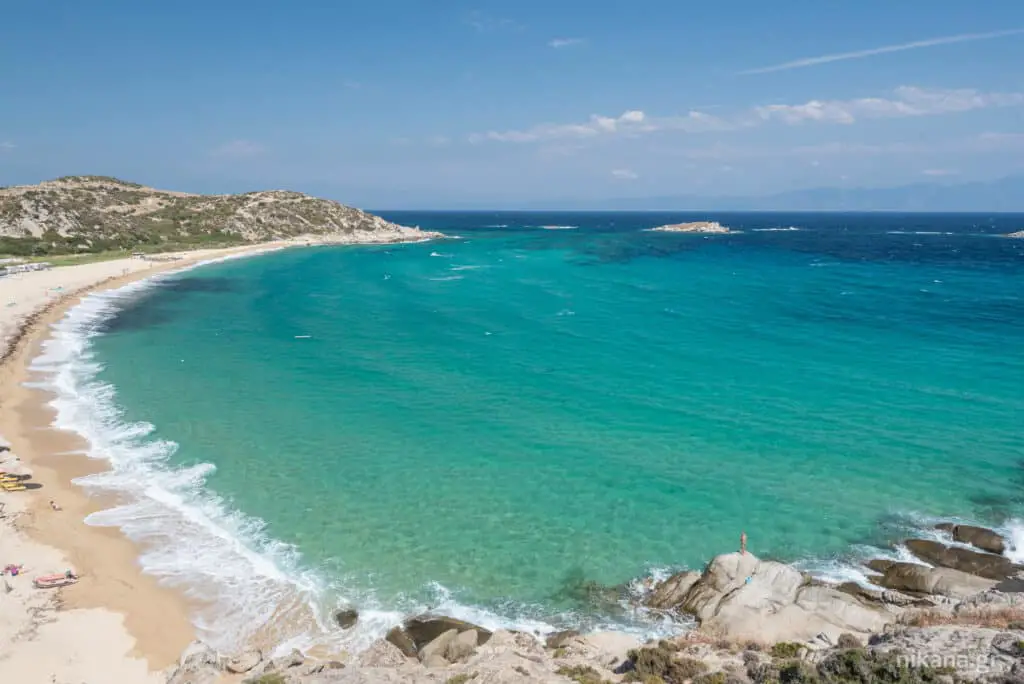 Kriaristi Beach, Szitónia, Halkidiki, Görögország
