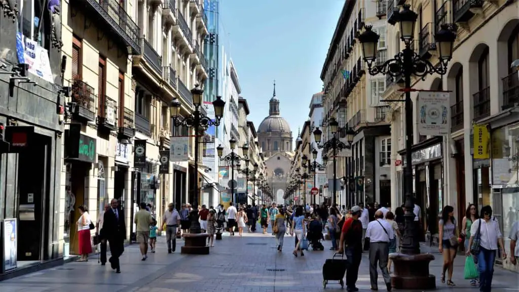 Zaragoza történelmi belváros