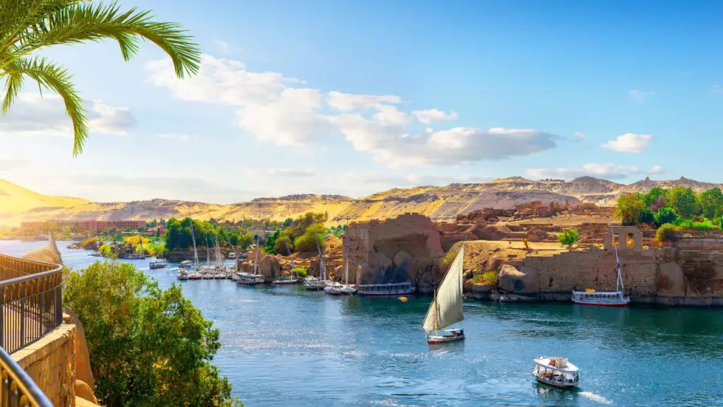 Nílus Asszuánban